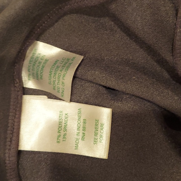 Gray Soft Faux Suede Pants Vegan Size 8 NWOT - Picture 4 of 6